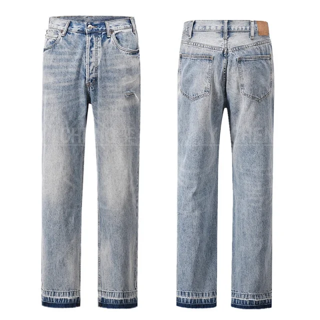 Unbranded Jeans Washed distressed denim product detail image 48