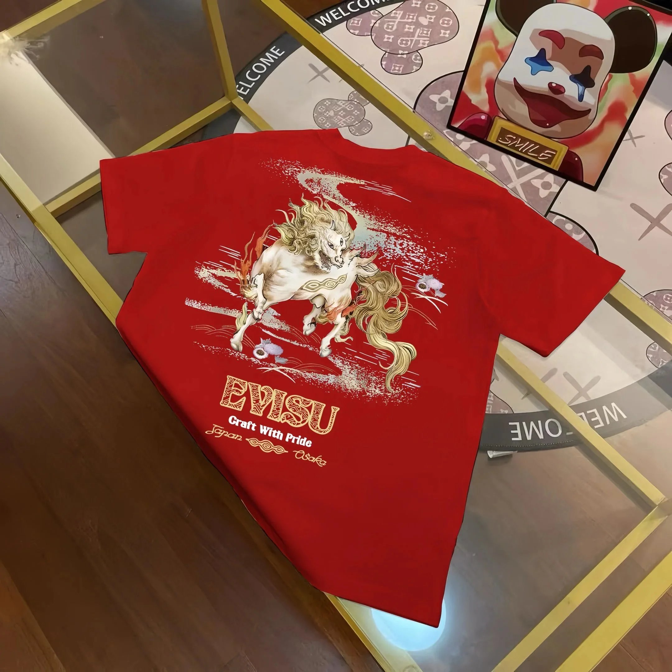 Evisu T-Shirts Short Sleeve Graphic — E*V I S U