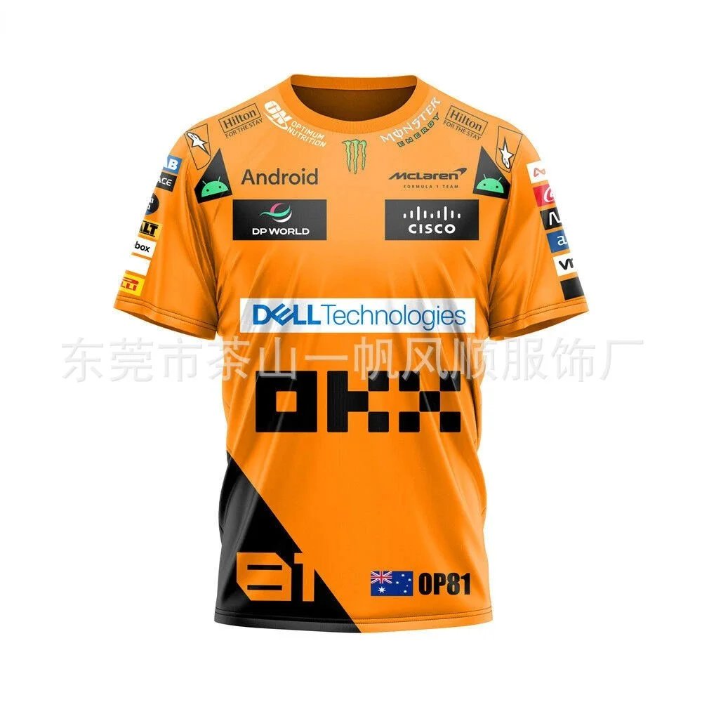 Ferrari T-Shirts Racing Sponsor Graphic T-Shirt — 16