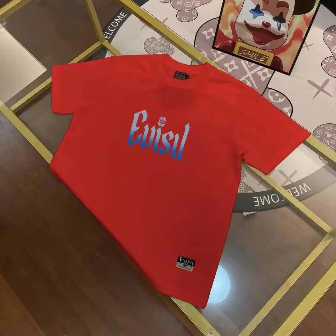 Evisu T-Shirts Seagull Logo Short-Sleeve T-Shirt — E* VISU