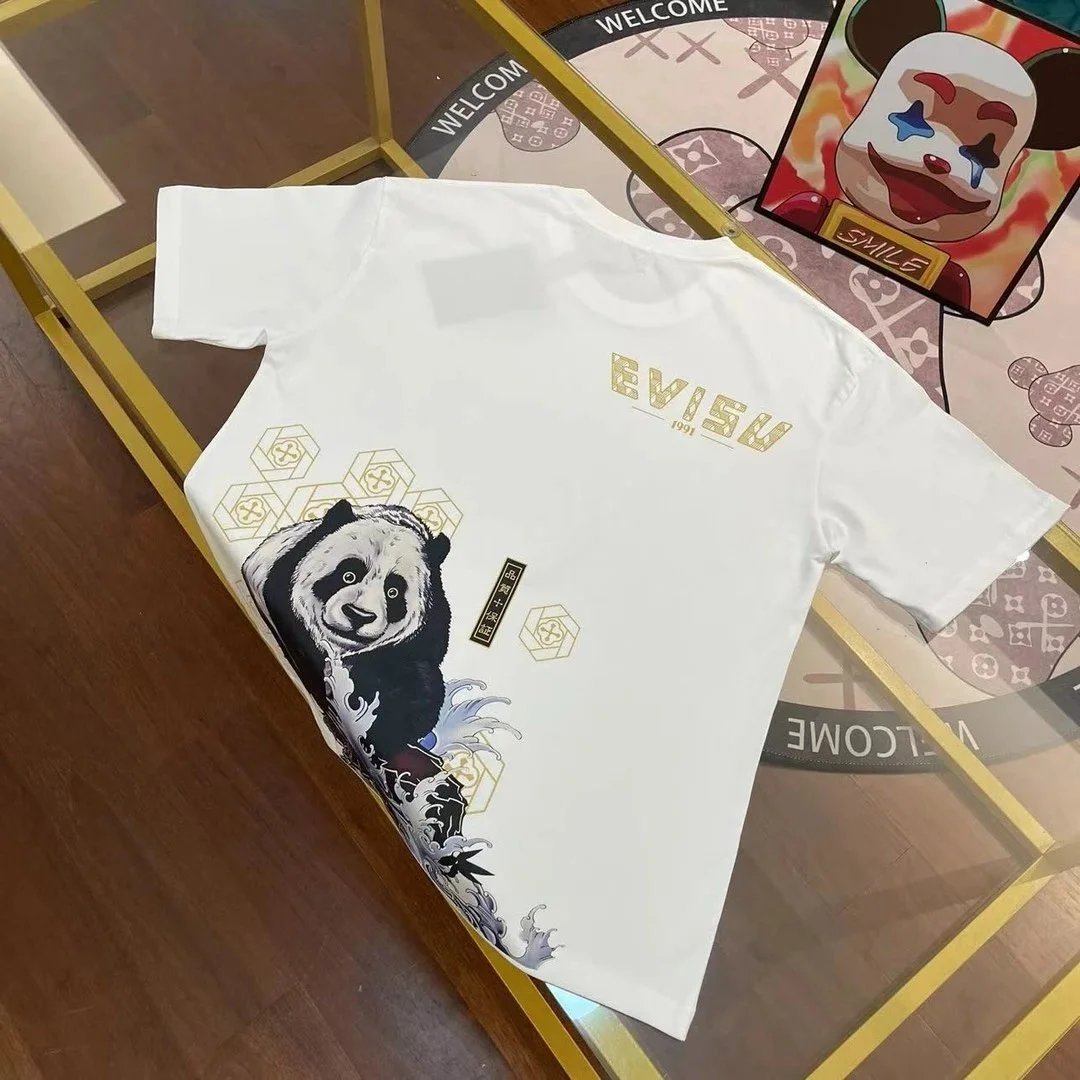 Evisu T-Shirts Seagull Logo Short-Sleeve T-Shirt — EVI* SU