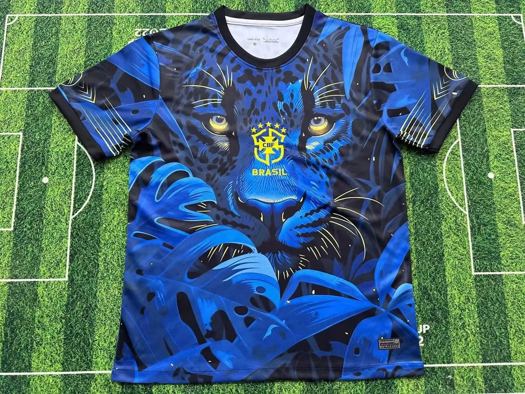 B Sport Football Jerseys Graphic Print — 2526 Brazil Blue Lion Head Special Edition