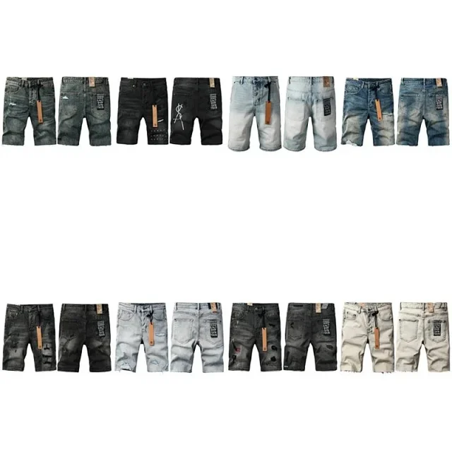 Ksubi Shorts Distressed denim with graphic back patch product detail image 1