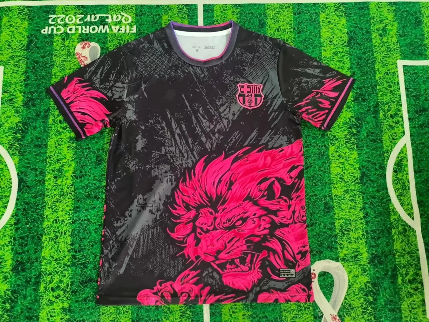 B Sport Football Jerseys Graphic Print — 2526 Barcelona Red Lion Head Special Edition