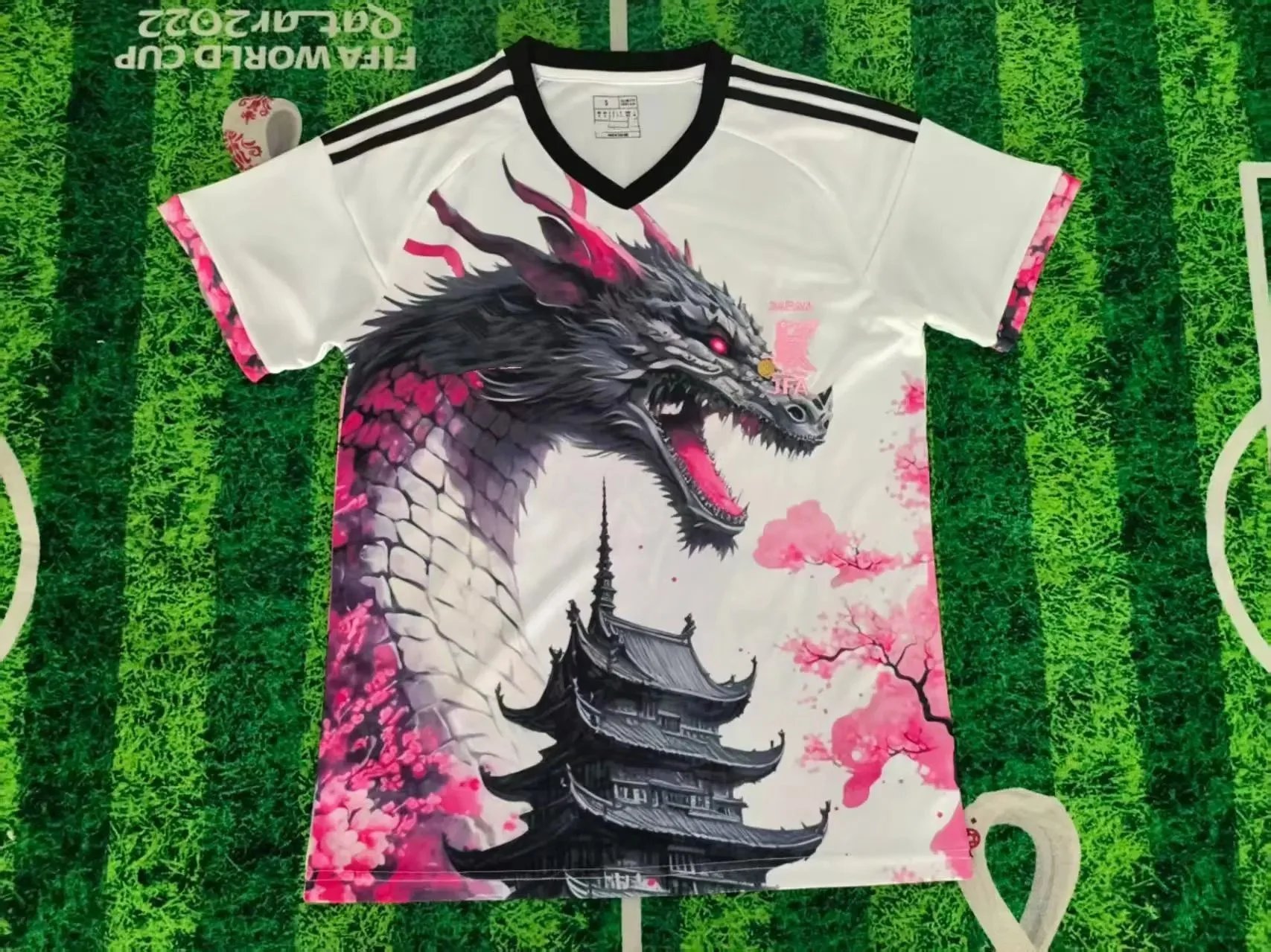 B Sport Football Jerseys Graphic Print — 2526 Japanese Pink Dragon