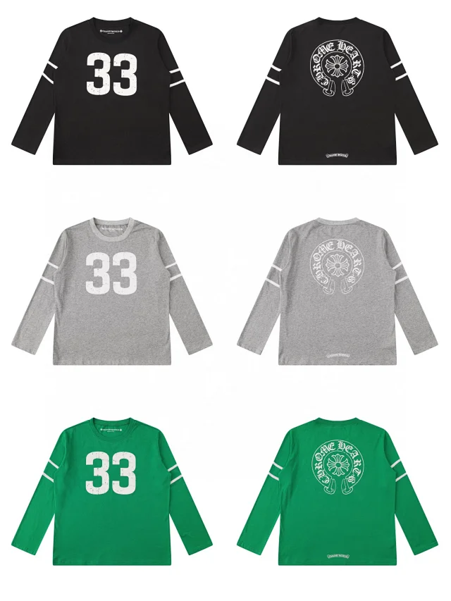 Chrome Hearts 33 Series Black Long Sleeve Tee