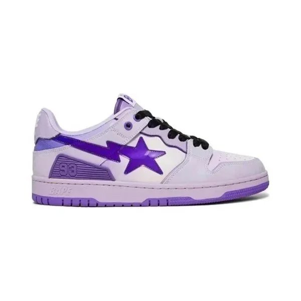 A BATHING APE Sneakers SK8 STA low-top star — M1Purple