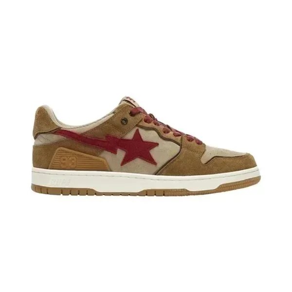 A BATHING APE Sneakers SK8 STA low-top star — WheatRed