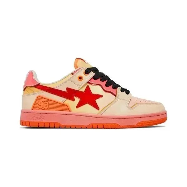 A BATHING APE Sneakers SK8 STA low-top star — M1Orange