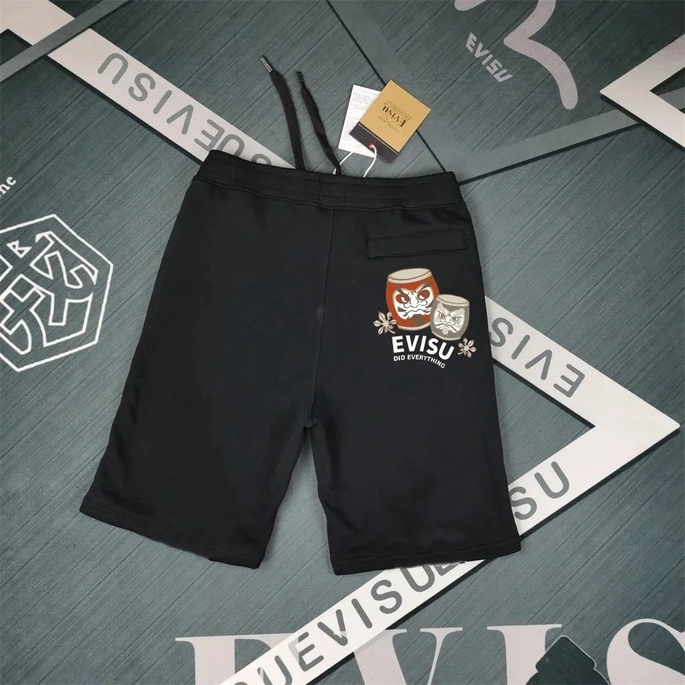 Evisu Shorts Logo Graphic — E*vi su