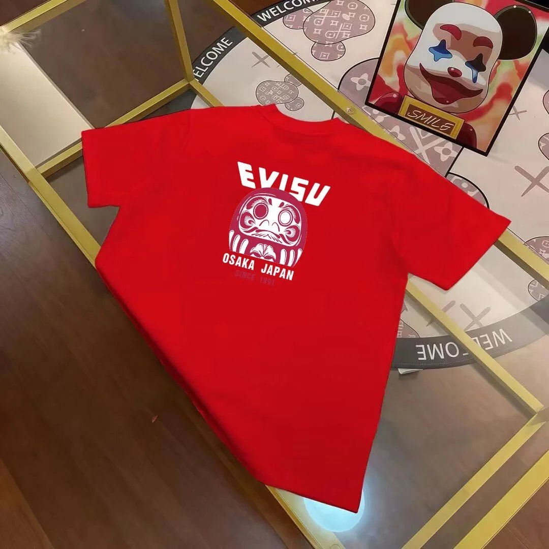 Evisu T-Shirts Short-Sleeve Graphic Print T-Shirt — E*V ISU