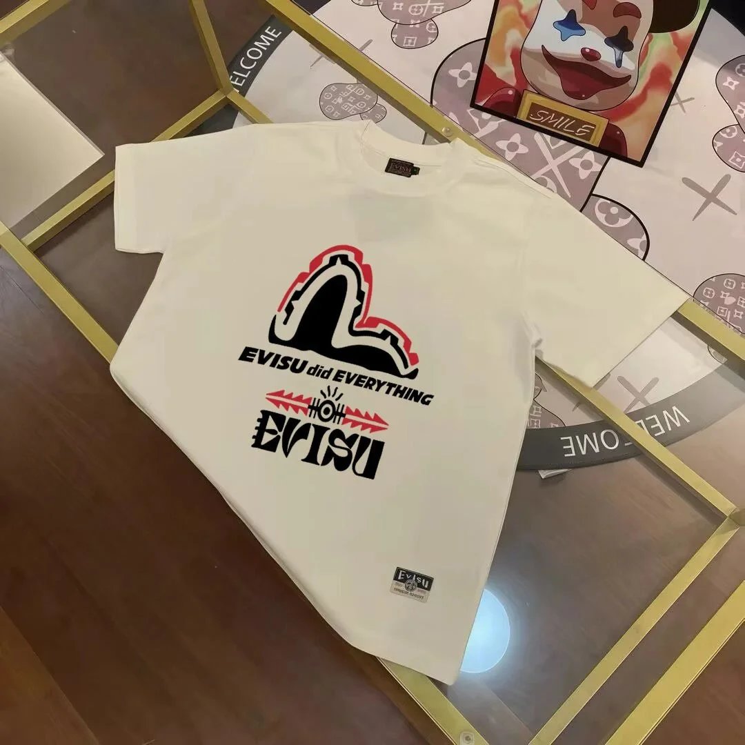Evisu T-Shirts Short-Sleeve Graphic Print T-Shirt — E*VI SU