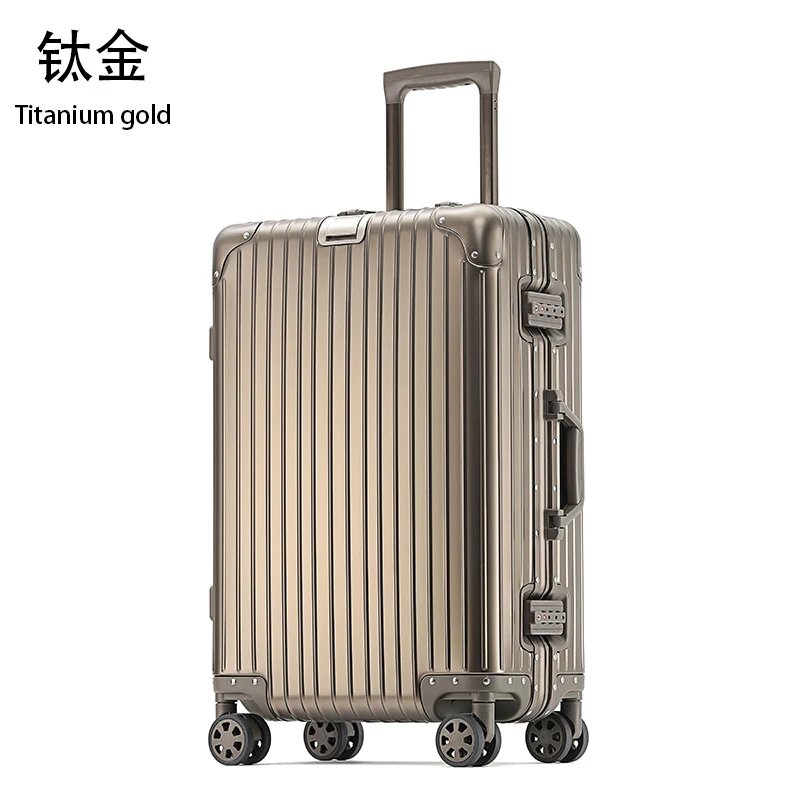 Rimowa Essential Cabin Titanium Gold Suitcase