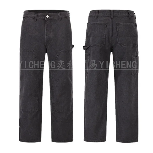 Unbranded Jeans Washed distressed denim product detail image 18