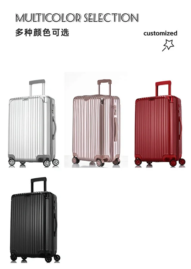 Unbranded Travel Bags Aluminum-frame hard-shell spinner suitcase product detail image 31