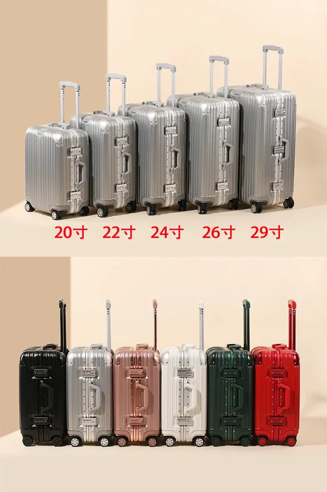 Unbranded Travel Bags Aluminum-frame hard-shell spinner suitcase product detail image 14