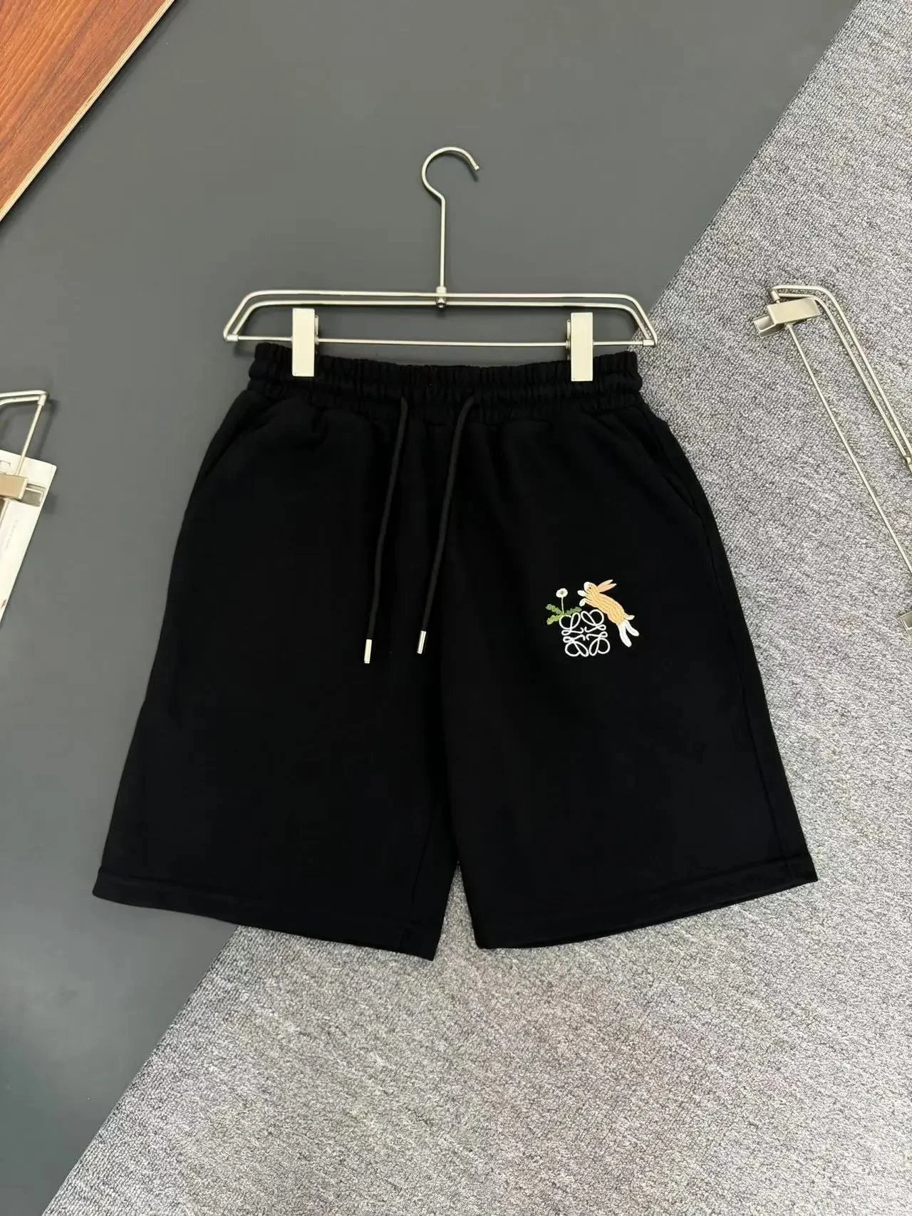 Loewe Shorts Drawstring with Anagram logo embroidery — 35LOE*WE
