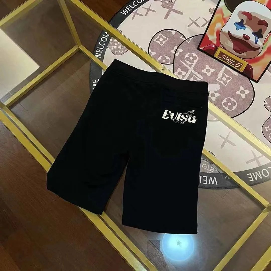 Evisu Shorts Logo Graphic — E v i s*u
