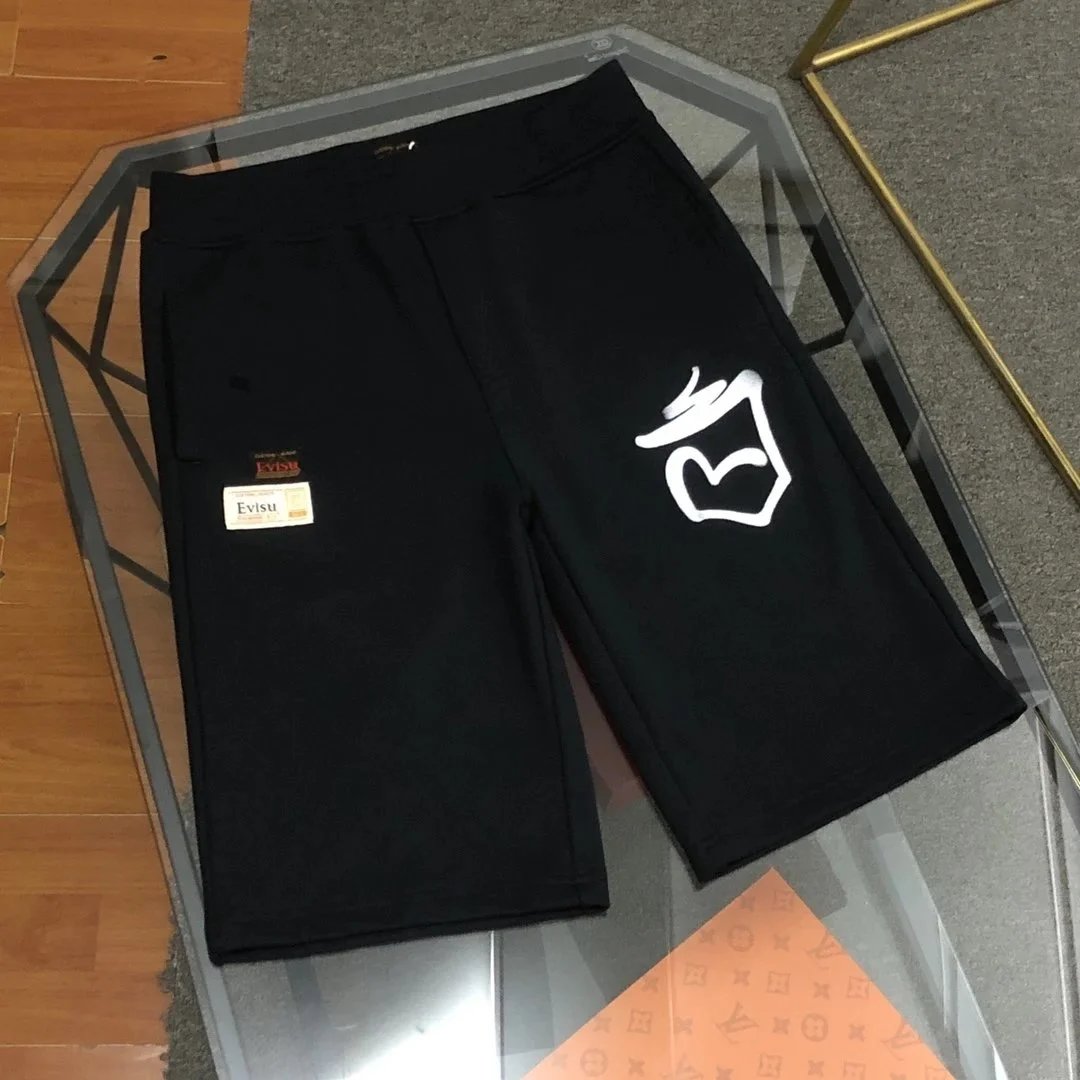 Evisu Shorts Logo Graphic — E*visu