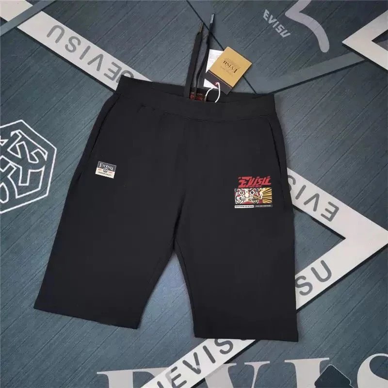 Evisu Shorts Logo Graphic — E*vis u
