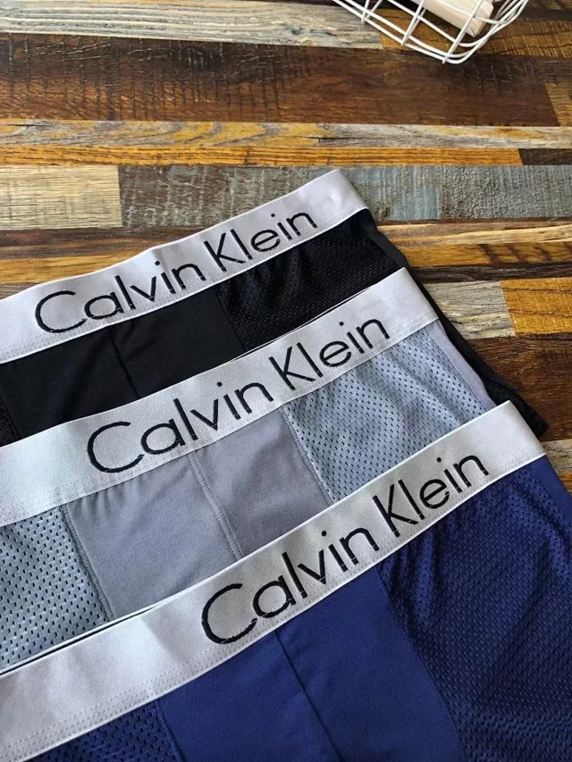 Calvin Klein Underwear Men's mesh boxer briefs, 3-pack product detail image 5