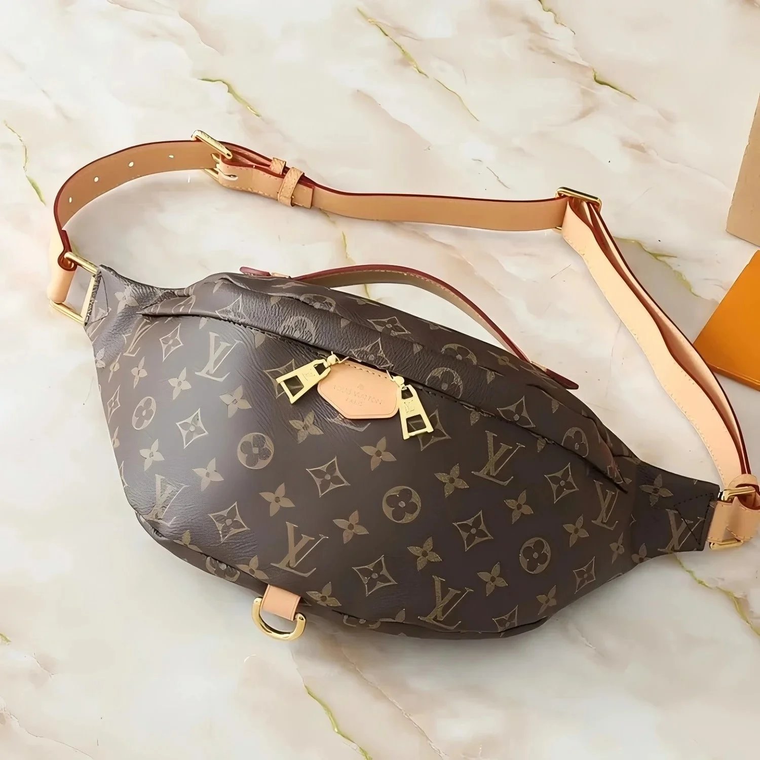 Louis Vuitton Crossbody Bags Monogram belt bag with adjustable strap — 37* 14*13