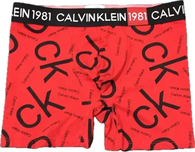 Calvin Klein Underwear Men's CK Logo Print Boxer Briefs, 3-Pack product detail image 5