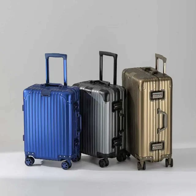 Unbranded Travel Bags Aluminum-frame hard-shell spinner suitcase product detail image 2
