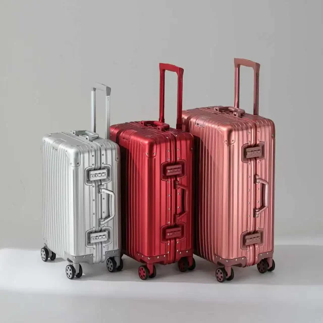 Unbranded Travel Bags Aluminum-frame hard-shell spinner suitcase product detail image 7