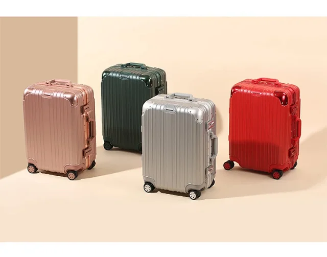 Unbranded Travel Bags Aluminum-frame hard-shell spinner suitcase product detail image 16