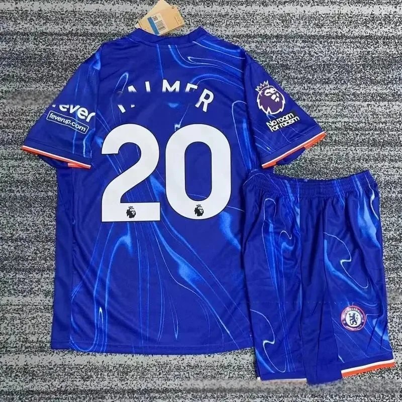Adidas Football Jerseys 24/25 Club Jersey and Shorts Set — 24-25 Chelsea’s home ground-20 No. Palmer