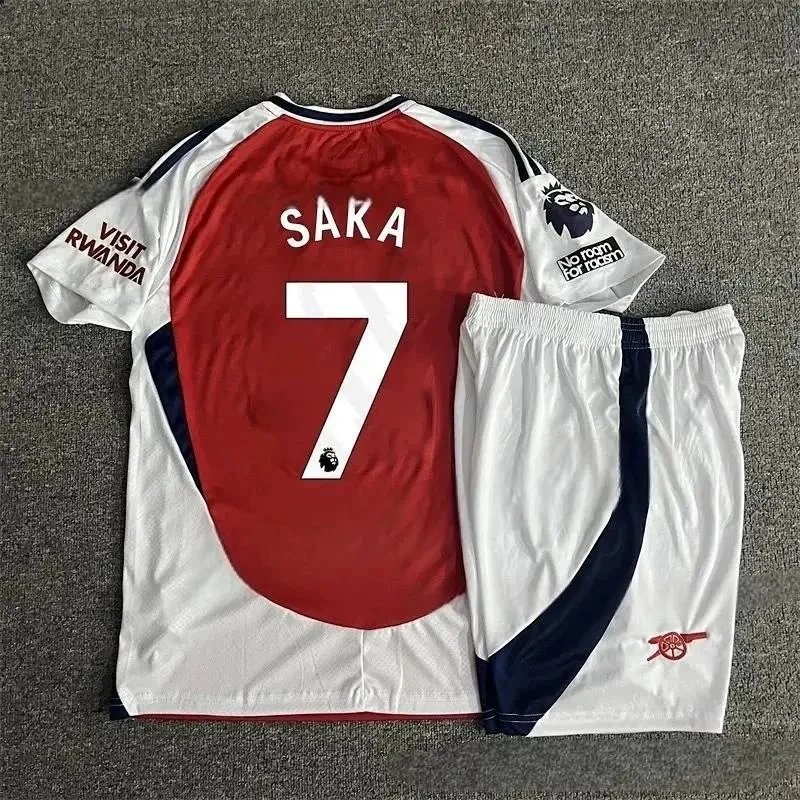 Adidas Football Jerseys 24/25 Club Jersey and Shorts Set — 24-25 Arsenal’s home ground-7 No. Saka
