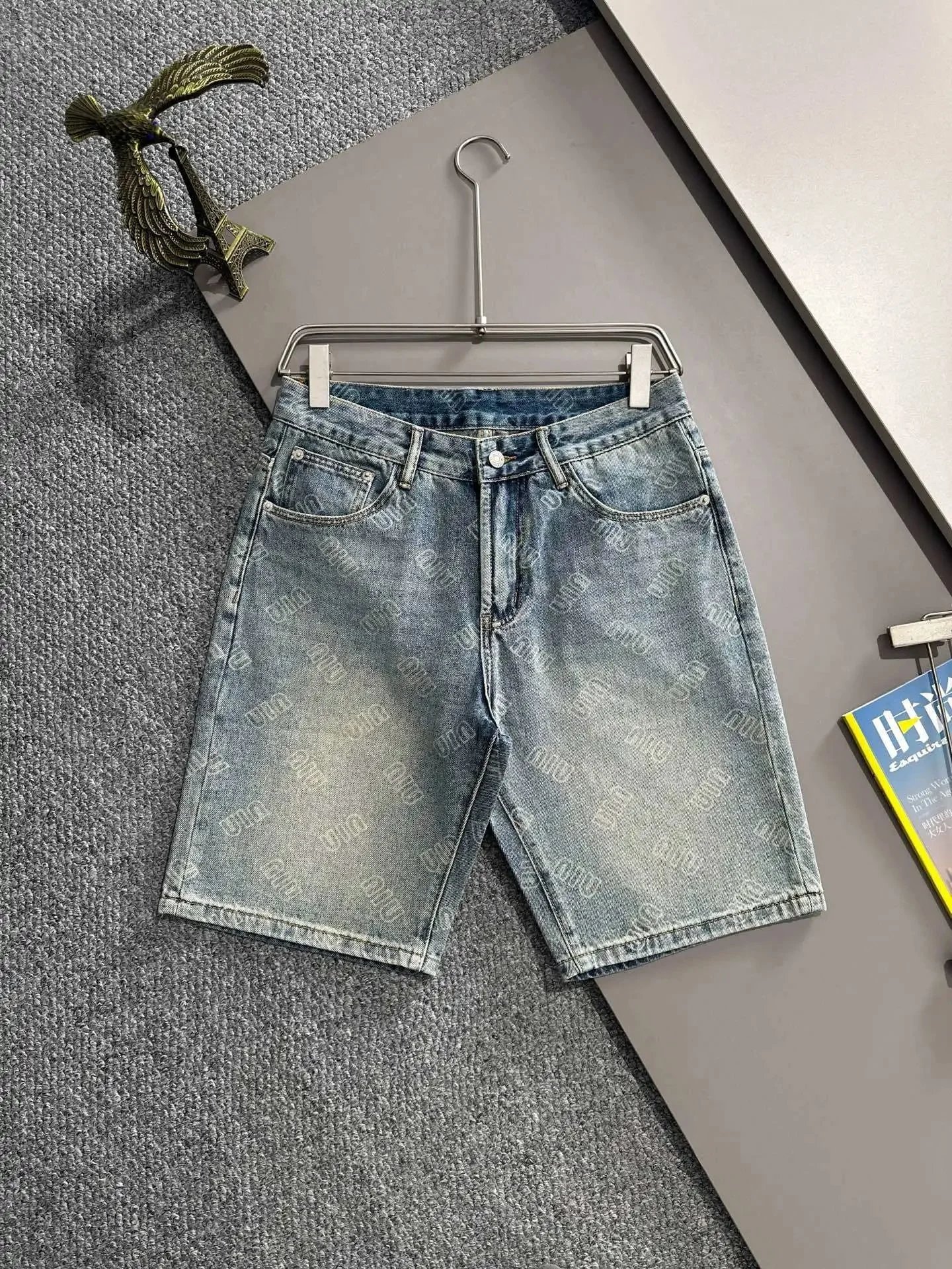 Chrome Hearts Shorts Distressed Denim — MU*MU