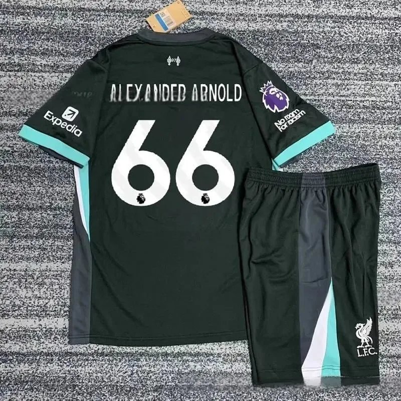 Adidas Football Jerseys 24/25 Club Jersey and Shorts Set — 24-25 Liverpool away-66 No. Arnold