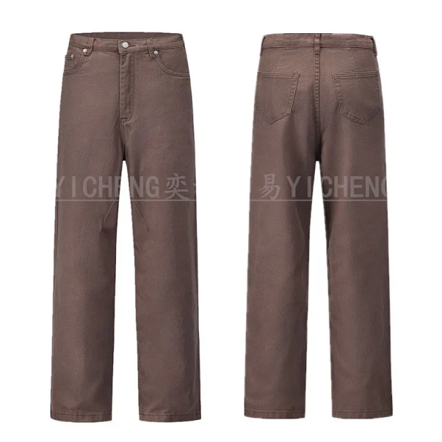 Unbranded Jeans Washed distressed denim product detail image 50