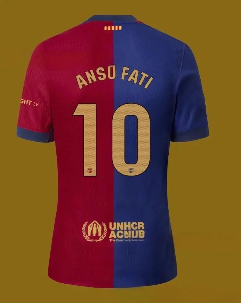 FC Barcelona Football Jerseys 2024/25 Home Jersey — Fan+10 La Liga No.