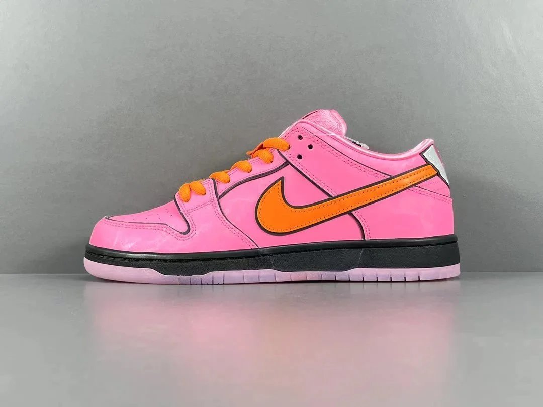 Nike Sneakers SB Dunk Low — Pink Powerpuff Girls