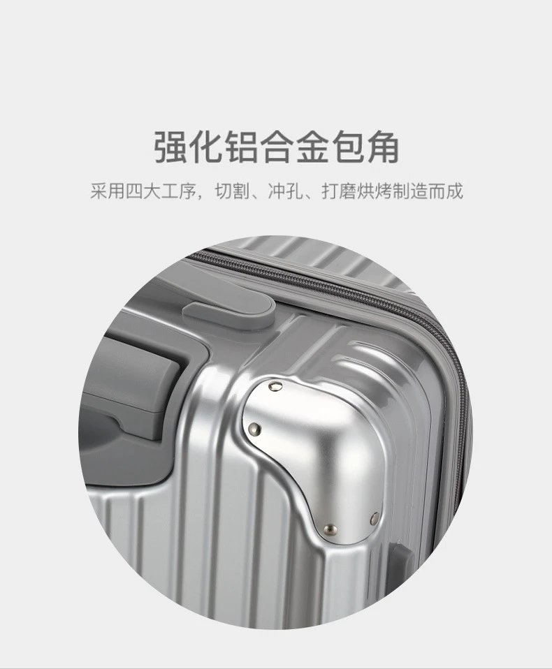 Design Silver Hardshell Spinner Suitcase Set Suitcase - 30