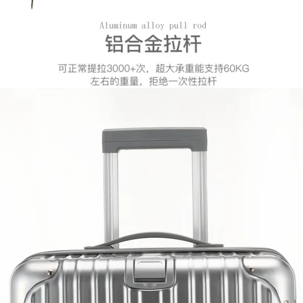 Design Silver Hardshell Spinner Suitcase Set Suitcase - 36
