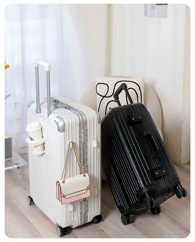 Unbranded Travel Bags Aluminum-frame hard-shell spinner suitcase product detail image 40