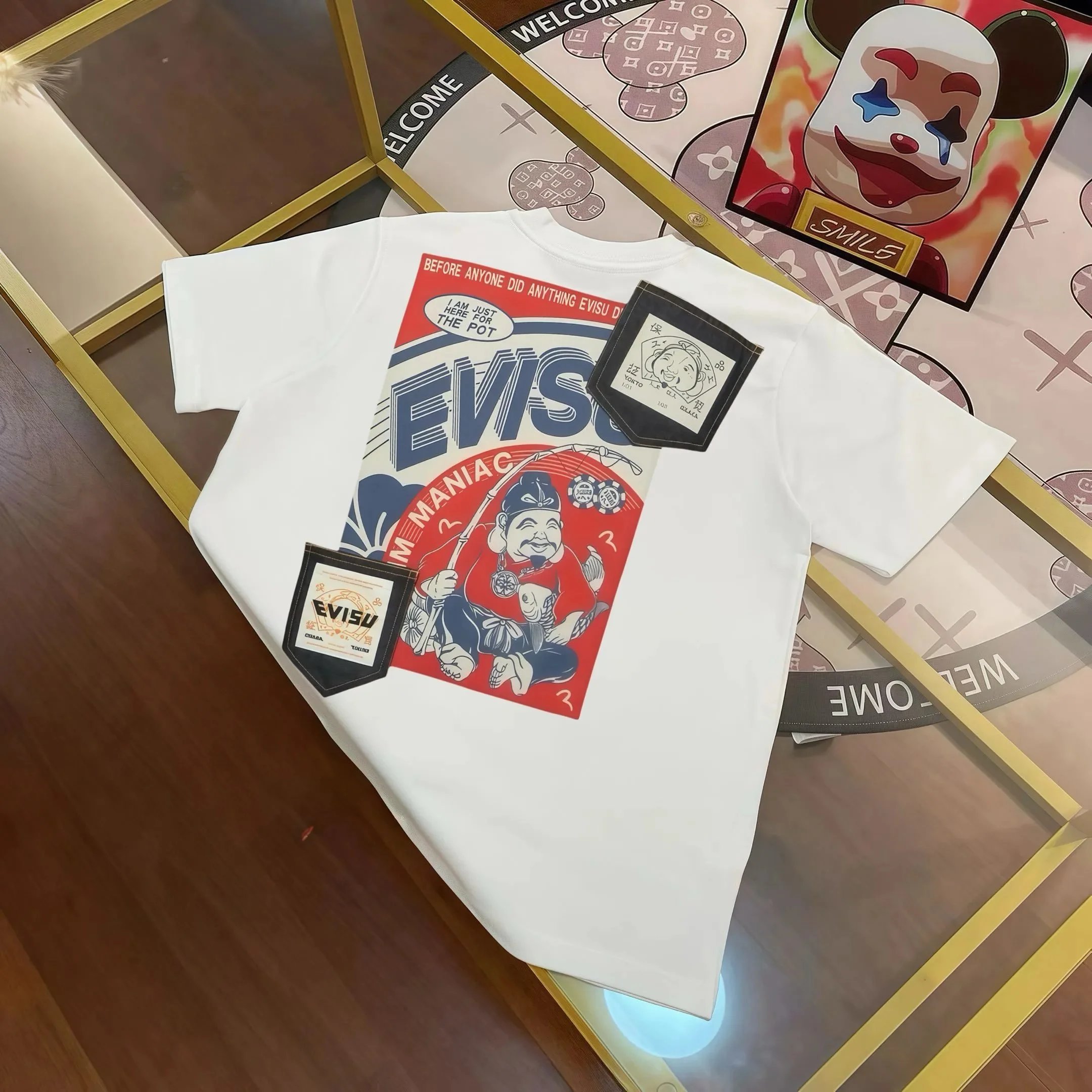 Evisu T-Shirts Short Sleeve Graphic — EVI* SU