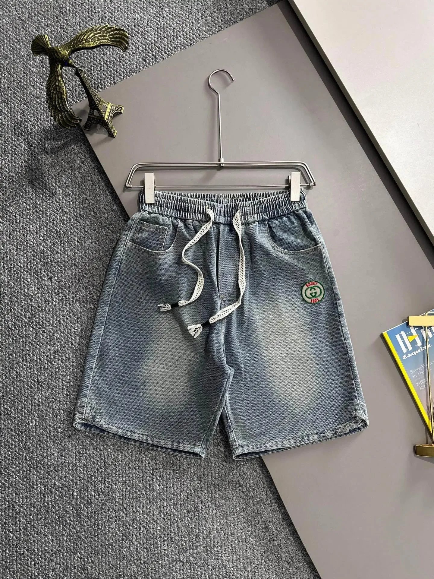 Louis Vuitton Shorts Textured Denim — GU*CCI
