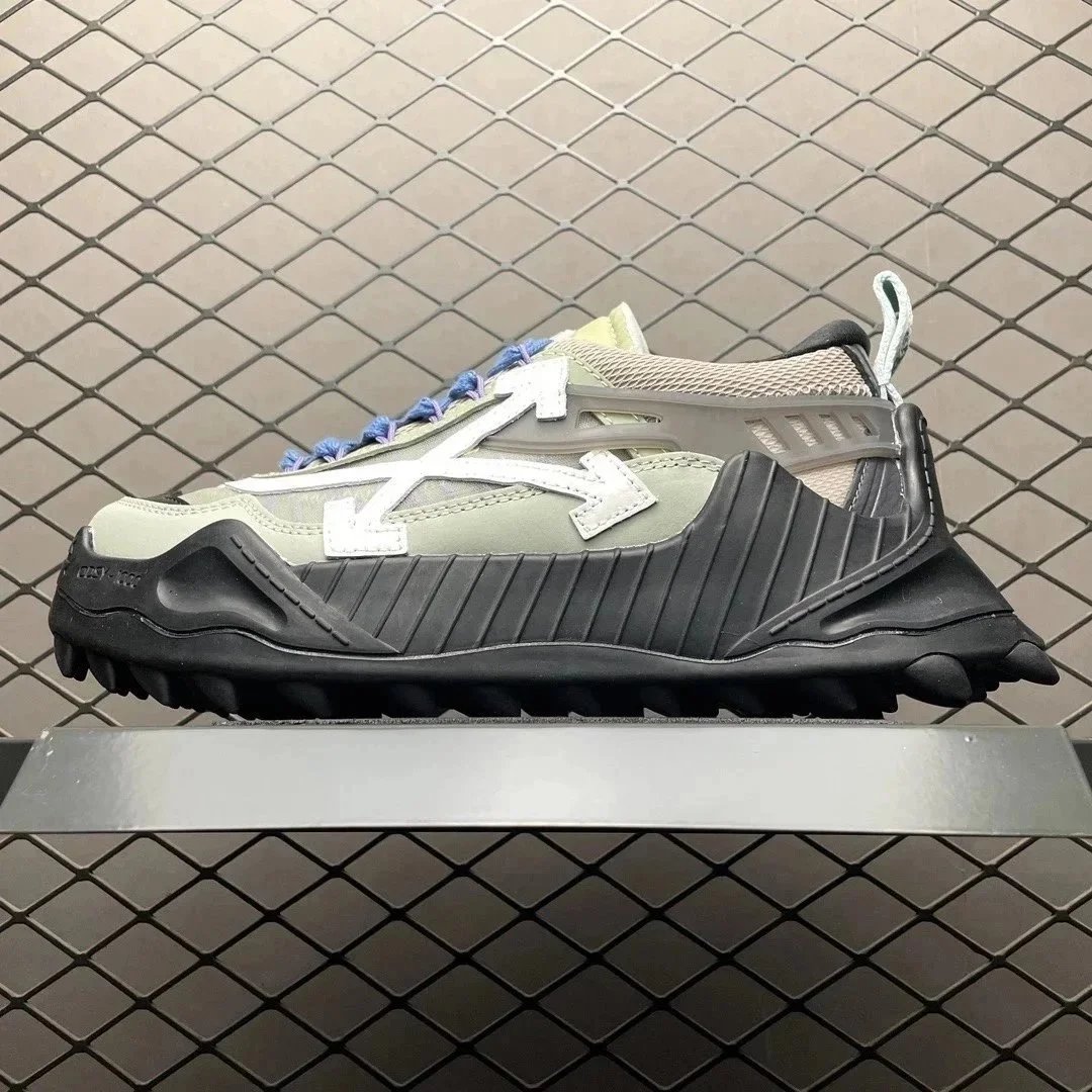 Off-White Sneakers ODSY-1000 — Pale blue, green, and black