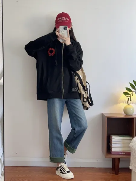 Chrome Hearts x Chrome Hearts Black Zip-Up Hoodie - 10