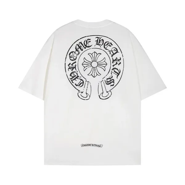 Design Oversized Graphic Print White T-Shirt - 7