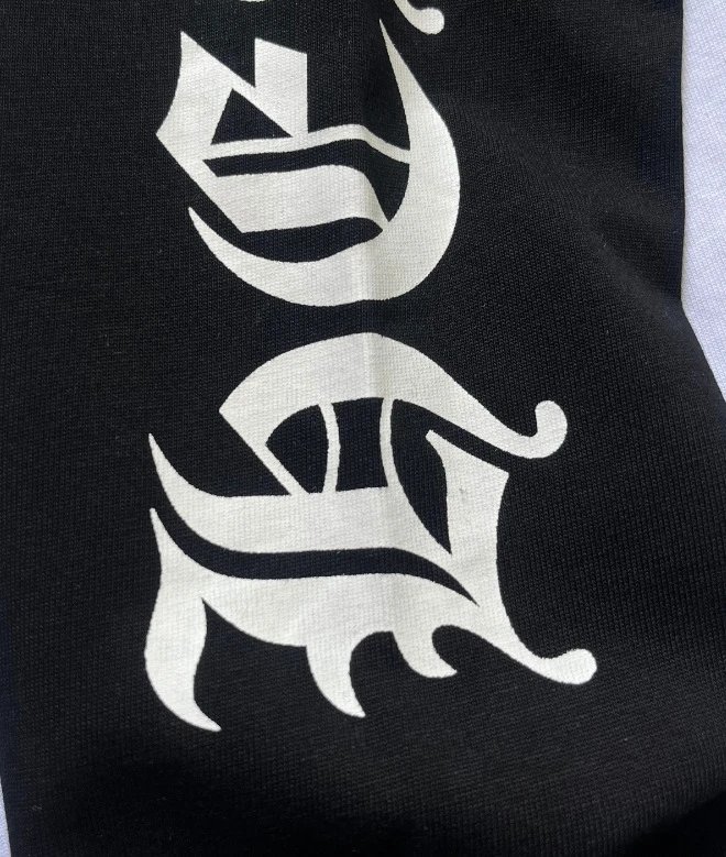 Chrome Hearts Raglan Long-Sleeve T-Shirt White/Black - 14