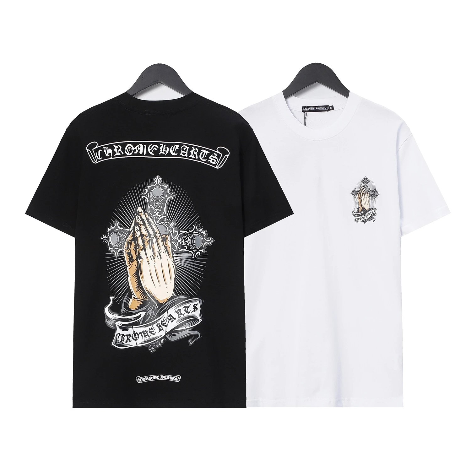 Chrome Hearts Palm Mantra Cross T-Shirt