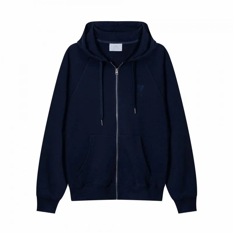 Zipper Hoodie Heart Embroidery photo 6