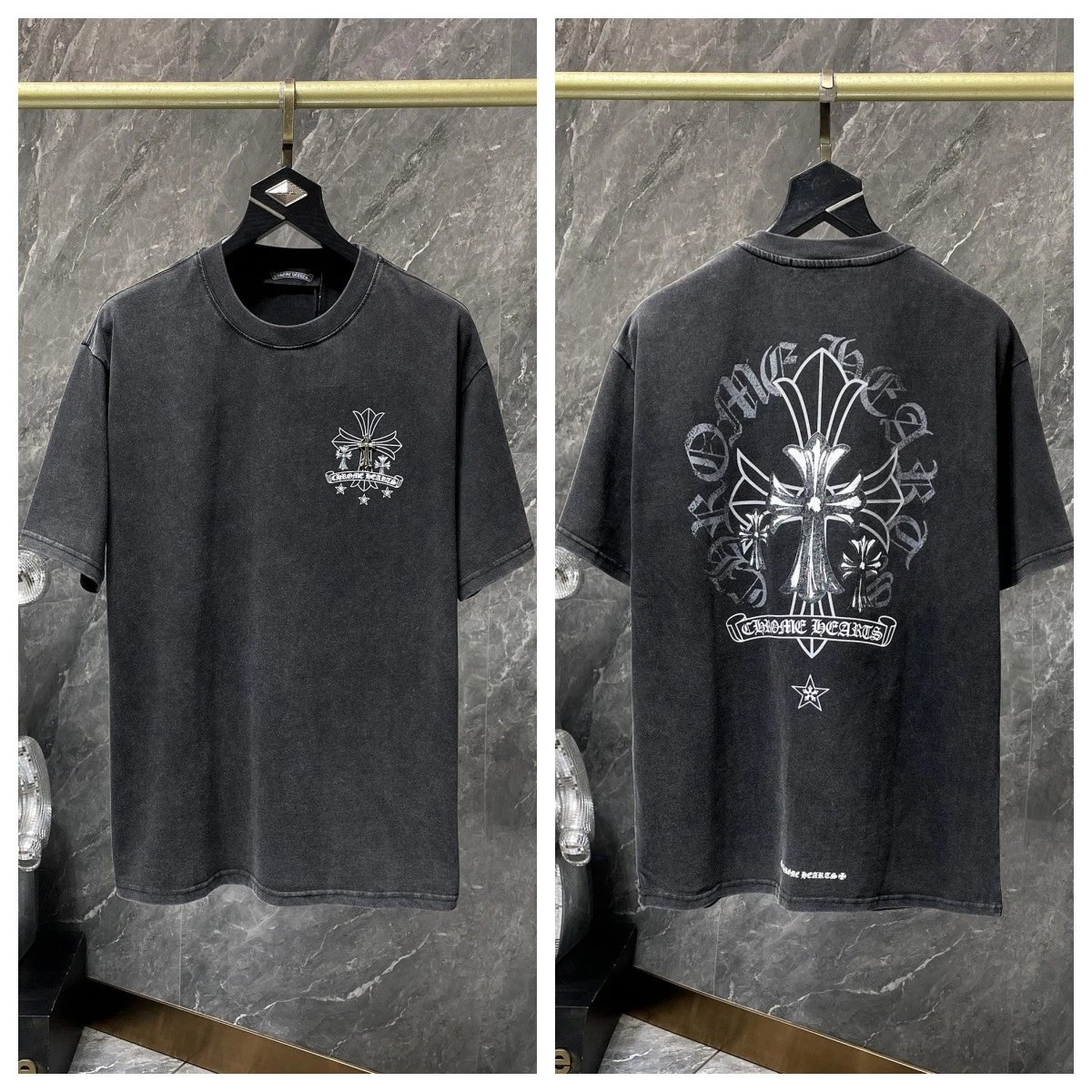 Chrome Hearts Cross Metal Hardware T-Shirt
