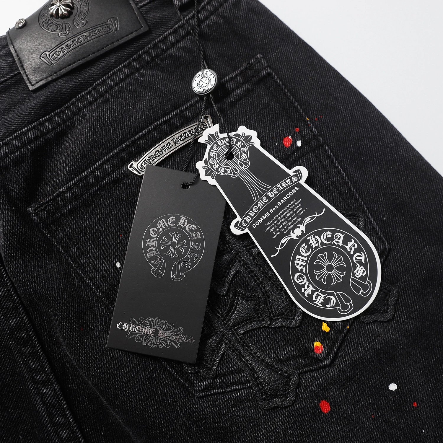 Chrome Hearts Cross Denim Shorts photo 6
